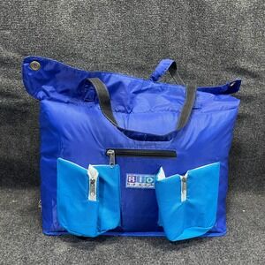 Rio Beach Deluxe Insulated Tote Bag Cooler Blue Multi Pocket Picnic Travel